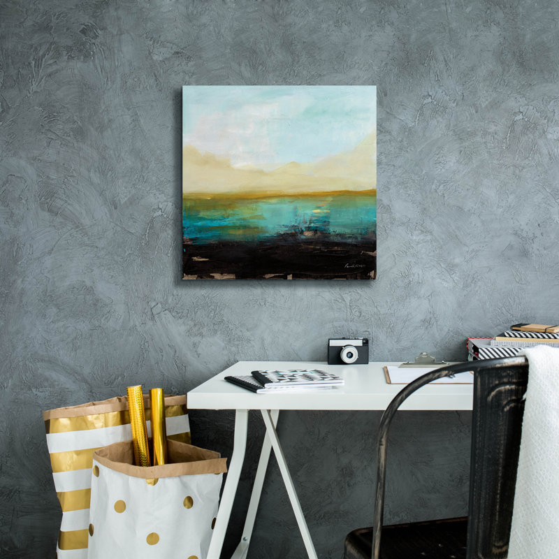 «Iving Bronx» «Landing» par Pamela Munger, art mural sur toile, H 18 po x l 18 po x P 0,75 po