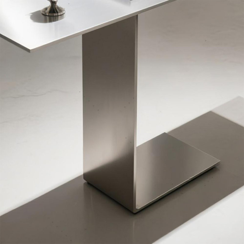 Table de présentation en acier inoxydable, H 29,53 po x l 31,5 po x P 19,69 po