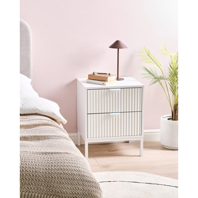 Tachara 45cm W Manufactured Wood Bedside Table