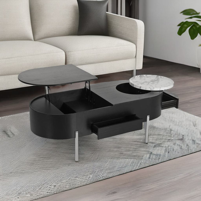 Lift Top Coffee Table, Black