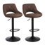 Tabouret de bar rotatif à hauteur ajustable Terrianna-411736275-411736287