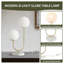 Lampe de table en métal 2 lumières Avinash