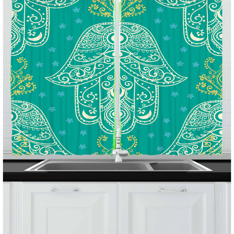 Pointed Kitchen Curtain
