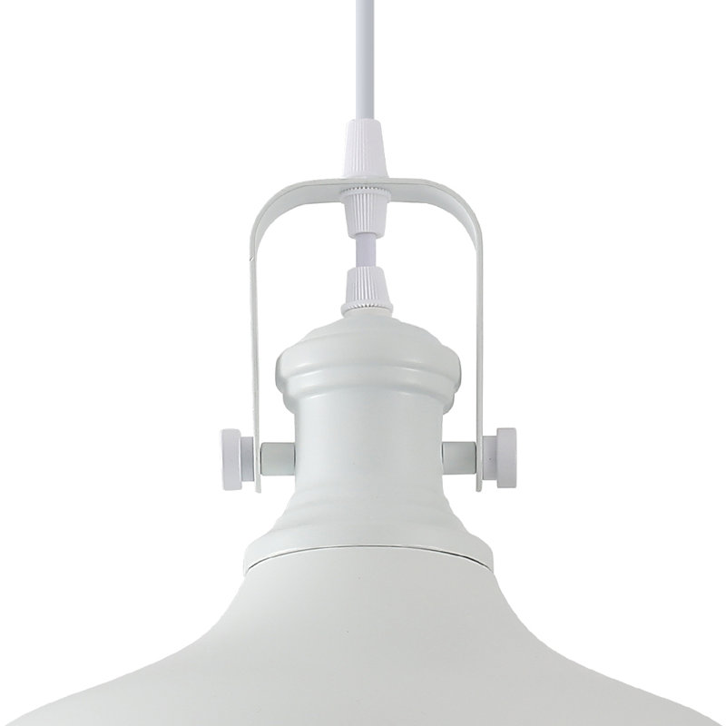 3 - Light Modern Farmhouse Pendant Lights 11.41" Kitchen Pendant Lighting , White