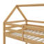 Lit superposé simple au-dessus de simple Arja, structure de lit en bois d'hévéa-1130979029