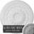 Endurathane Bailey Ceiling Medallion, 18 1/8"OD x 3/4"P (Fits Canopies up to 4"), Hand-Painted Steel Gray Finish-28580456