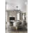 Modern 10 Light LED Black Shade Chandelier-66103058