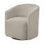 Fauteuil demi-tonneau pivotant rembourré-99980858