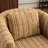Mid Century Upholstered Arm Accent Chair with Solid Wood Legs-2146693387