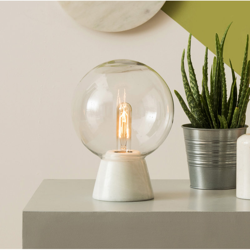 Alejandro Marble Globe Lamp