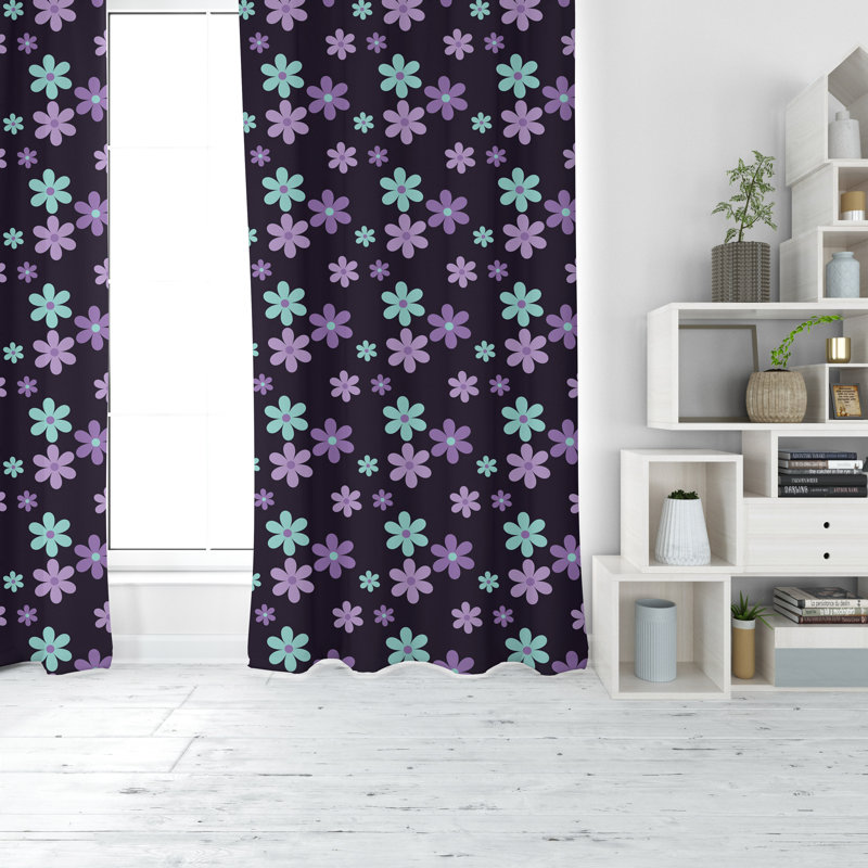 Paire de rideaux obscurcissant en polyester Sieghard, L 20 po x L 52 po