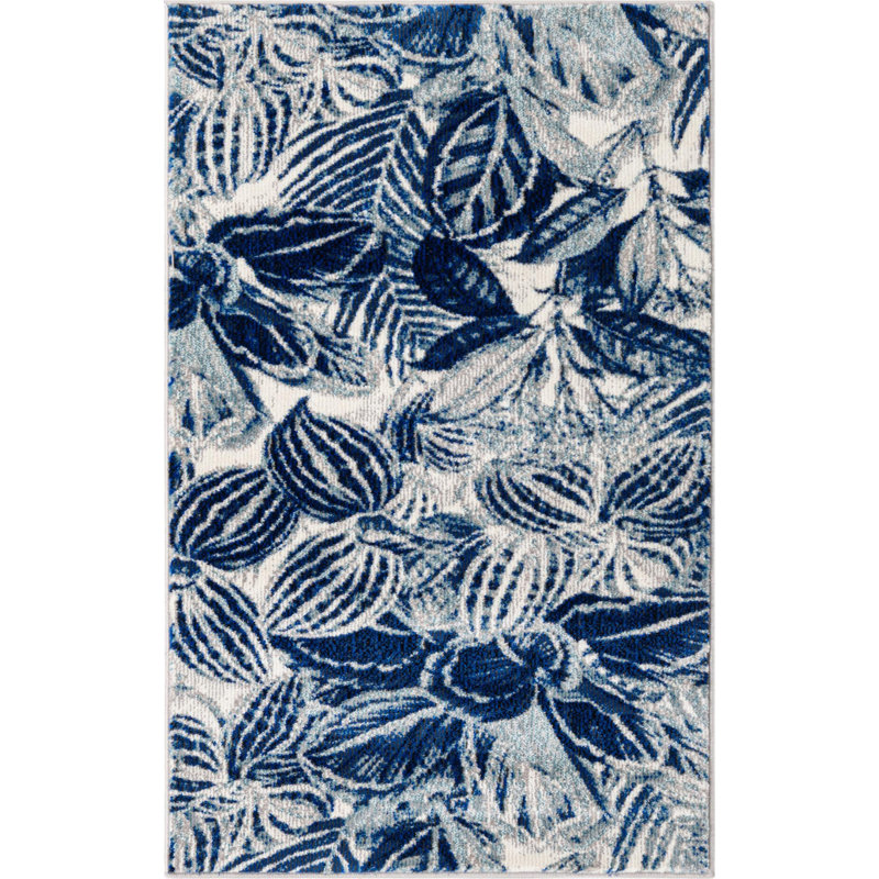 Herscher Floral Indoor Rug, Rectangle 2' x 3'