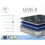 Matelas de 14 pouces de confort double moyen avec refroidissement avancé, mousse et mouvement réduit pour un confort de sommeil calme, matelas, 25% de renforcement lombaire en plus, repos nocturne rafraîchissant-4564246