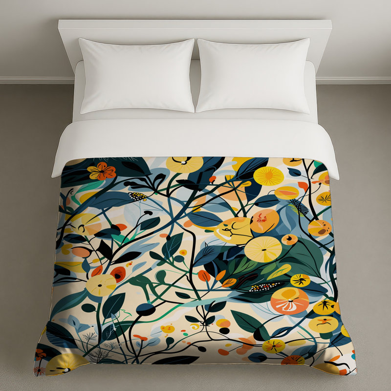 Housse de couette Floral Bedding, Lit simple
