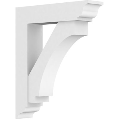 5"W x 20"D x 26"H Standard Imperial Architectural Grade PVC Bracket With Traditional Ends