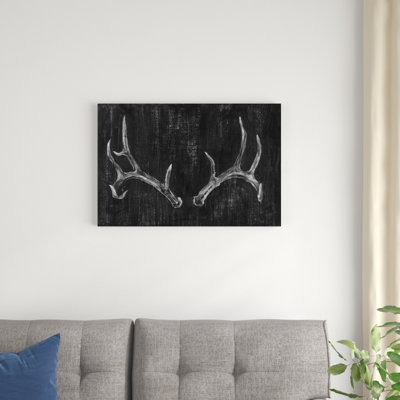 " Rustic Antlers II " by Ethan Harper Painting Print