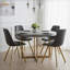 Chaise de salle à manger en cuir Annalise-952663130-952663077-969870237