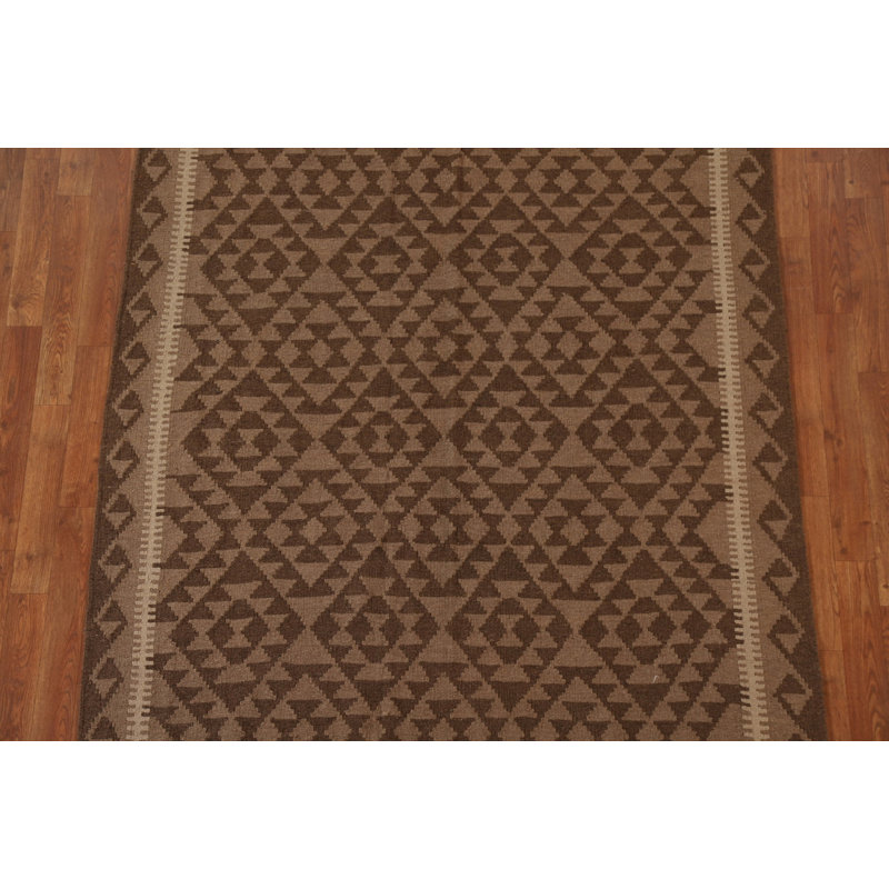 Tapis géométrique kilim 5 x 7