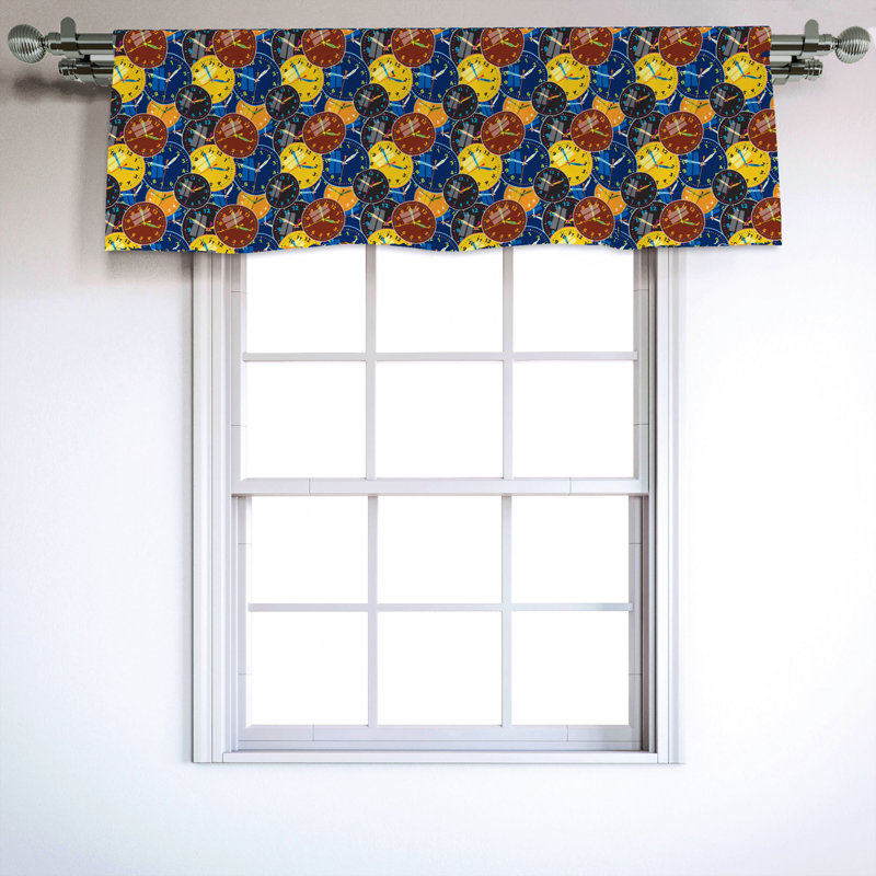 Sateen Ruffled Window Valance