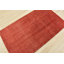 Tapis de couloir rouge en laine noué à la main de conception unique 2 pi 11 po x 5 pi