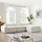 Ishmam Fully Compression Modular Sectional Sofa with Movable Ottoman-114114604