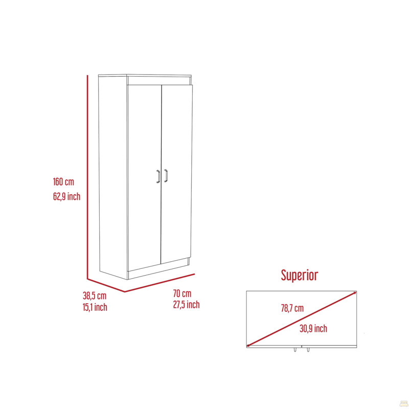5-Shelf Pantry Cabinet