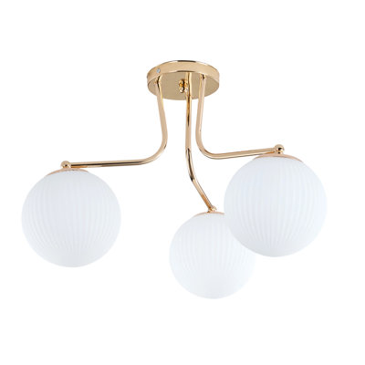 Glass Flush Mount