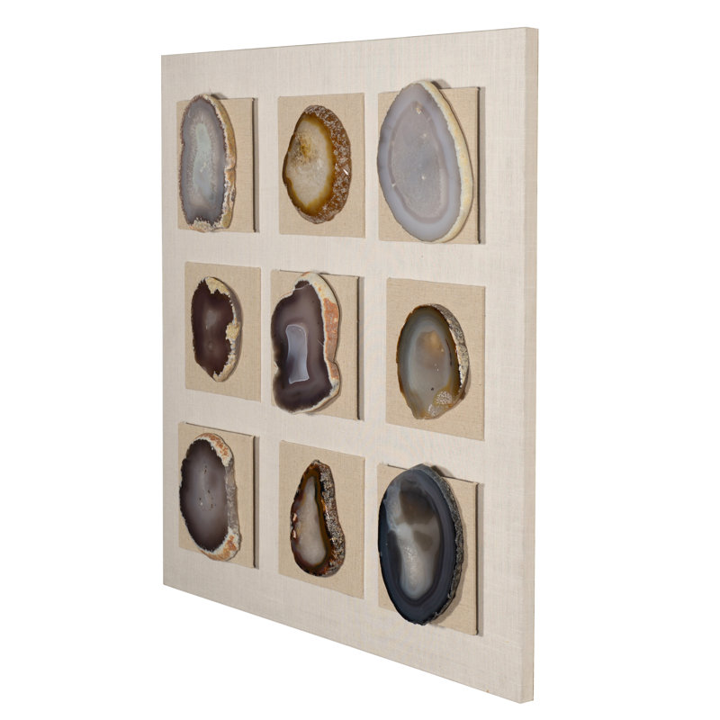Handmade Abstract Wall Decor on Stone