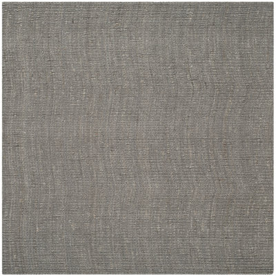 Alda Light Gray Hand-Woven Jute Rug