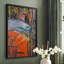 «Cadmium Winter Solstice IV», reproduction encadrée - bois massif-244208252-244208253