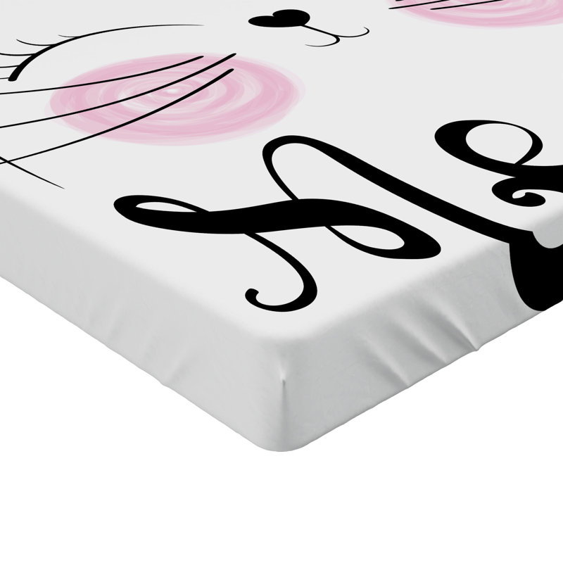 Ensemble de 2 draps-housse pour chat Ambesonne, California King Fitted Sheet