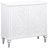 Franson 2-Door Mandala Accent Cabinet Distressed White