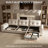 103.5" Modular Sectional Cloud Sofa With Deep Seat Couch,lattice Decored Design-1184840511