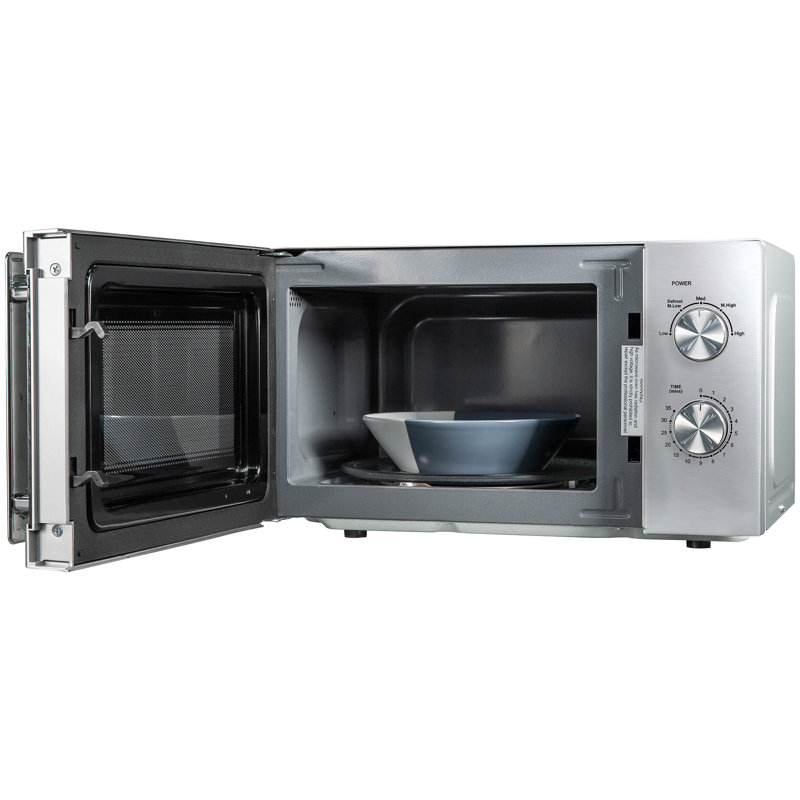 Russell Hobbs Rhmm827ss Compact 20l Manual Microwave In Stainless Steel