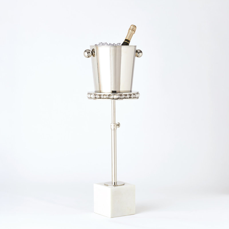Margot Side Table, Nickel