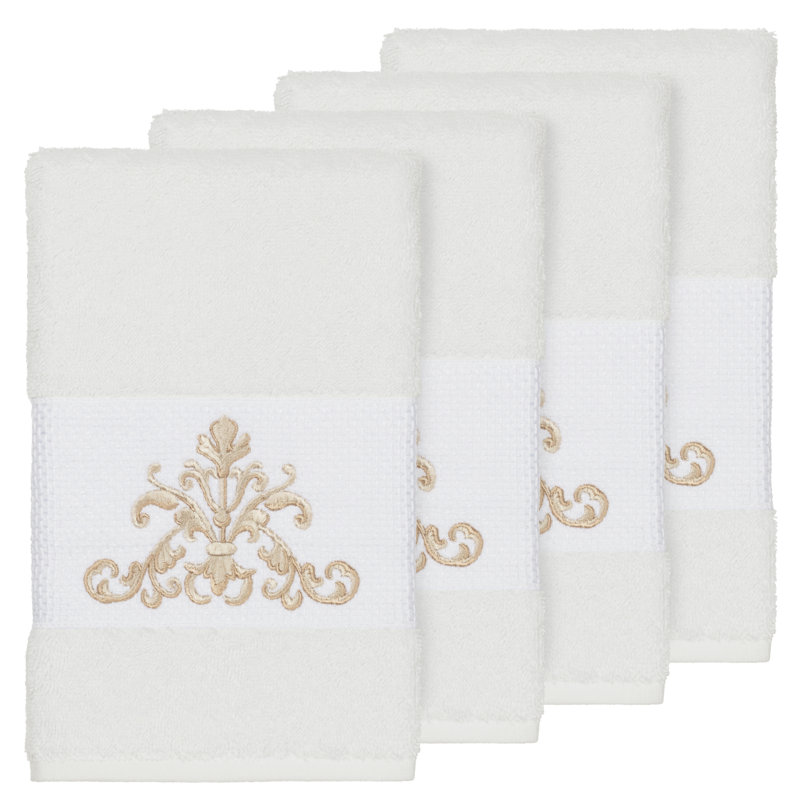 Turkish Cotton Hand Towel, White