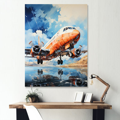 " Plane Wildlife Takeoff Anticipation I " Print