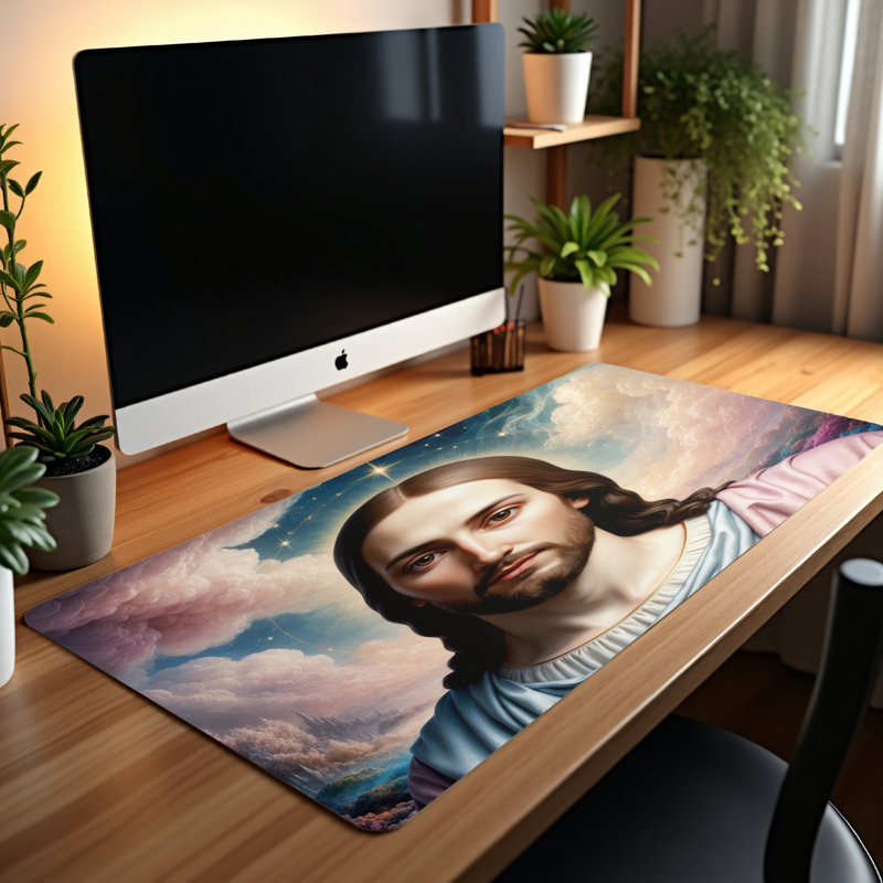 Polyester Desk Pad, 31.5x15.5
