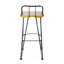 Tabouret en bois et métal DENALI INDUSTIAL
