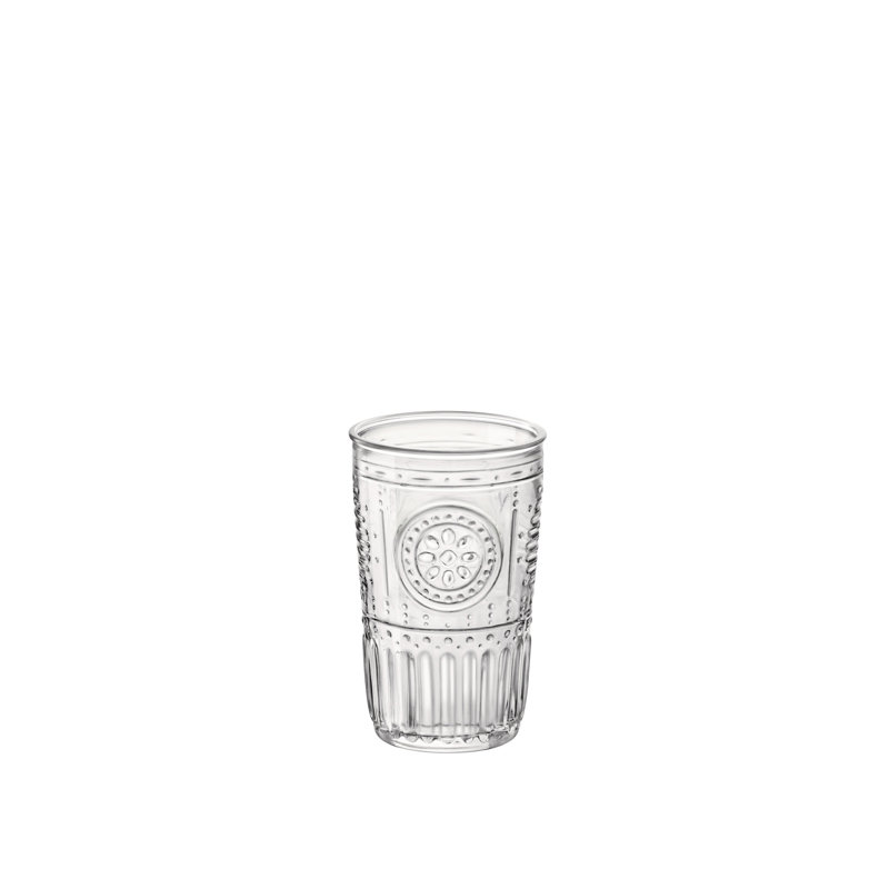 Romantic 16 oz. Cooler Drinking Glasses, Light Blue