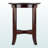 Clara Round Accent End Table in Rich Dark Espresso Finish, 21.79'' H X 17.89'' W X 17.89'' D