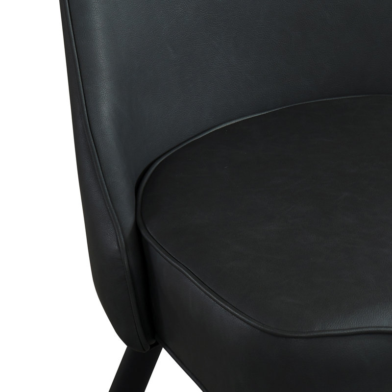 Chaise d'appoint en métal Amena, Gris
