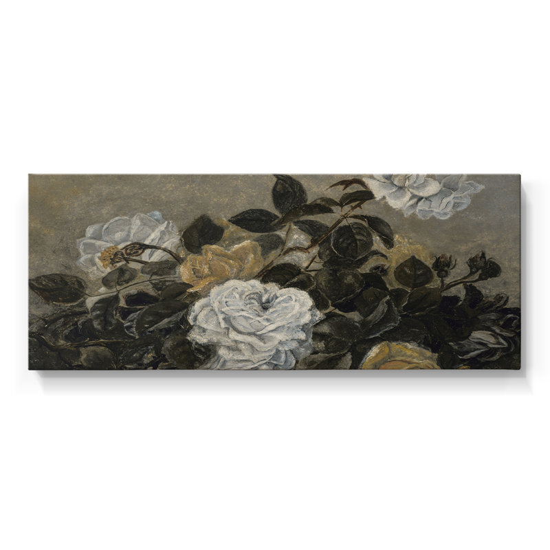 Botanical Series-CDIX- Toile tendue avec châssis - Prêt à accrocher, H 16 po x l 40 po
