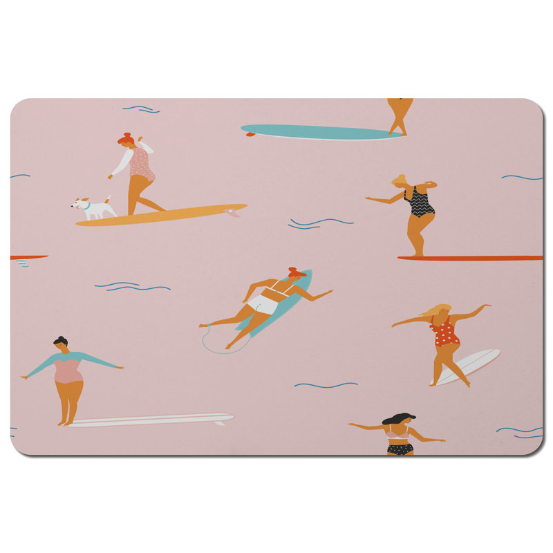Tiara Polyester-Coated Hardboard Rectangle Placemat