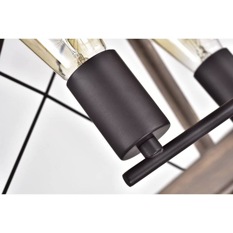 Kahla 4 - Light Geometric Chandelier