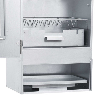 VidaXL 44.5cm W Wood Pellet Grill