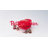 BCK Series BETTY CROCKER Donut Maker, Mini Donut Maker with Nonstick Surface, Red