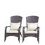 Chaise de patio avec coussins (excluant la table)-1561700467