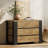 35.5" Wide 3-drawer Nightstand Set Of 2