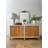 Rubberwood Accent Cabinet with 2-Door-1294174029